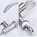 HOMEIDEAS Single Handle Drinking Water Faucet, Cold Water Filter Faucet, Food Grade 304 Stainless Steel Beverage Faucet, Lead-Free Water Spigot Brushed Nickel Finished