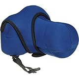 Zing BLUE  520-202 Large Neoprene Camera Case for DSLR Cameras with Zoom Lenses (18-135mm or 55-200mm)
