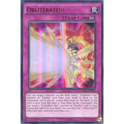 obliterate yugioh card price Amazon.com: Yu-Gi-Oh! - Obliterate!!! - LDK2-ENY03 - Ultra Rare - Unlimited  Edition main image 1
