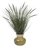 Nearly Natural 4730 Grass with Mini Cattails Decorative Silk Plant, 27-Inch, Green