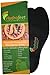 Hydrofeet Shoe Insoles - Massaging Shoe Insoles for Men Women and Children for Foot Pain Relief and Poor Circulation Size S (W 7.5-8)(M 5-6.5) Black