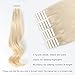 ABH AmazingBeauty Hair Semi-permanent Real Remi Remy Human Tape in Human Hair Extensions 50g 20pcs Skin Weft Tape Attached Invisible Seamless Reusable Platinum Ash Blonde Color 60 14 Inch