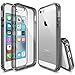 Ringke Fusion Compatible with iPhone SE Case, Crystal Clear PC Back TPU Bumper Drop Protection, Shock Absorption Technology for iPhone SE (2016), iPhone 5S (2013), iPhone 5 (2012) - Smoke Black
