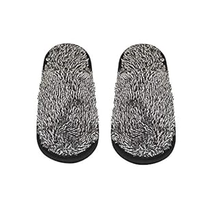 Old Cobbler Unisex-Adult Black And White Indoor Slipper – Free Size