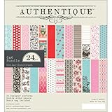 Authentique Bundle Cardstock Pad 6''X6'' 24/Pkg-Crush