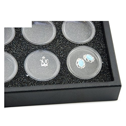 Generic 50 Pots Deluxe False Nail Art Storage Display Tip Case Nail Art Box Tool