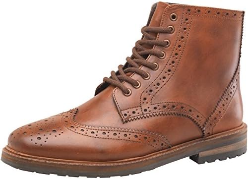 light tan brogue boots