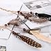 Unicra Indian Headdress Women Bohemia Peacock Feather Tassel Headband Hippie
