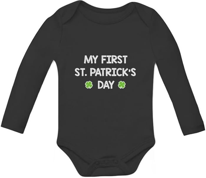 baby girl first st patrick's day outfit