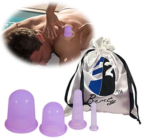 Silicon Suction Cupping Therapy Set - Anti Cellulite - Chinese Pain Relief, Massage, Anti-Inflammation, Health Treatment
