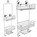 Vidan Home Solutions Shower Caddy Dual Installation (Hanging or Mounted)| Rustproof, multi-shelf / basket shower organizer includes soap dish and hooks for razor, towels, shampoo and conditioner