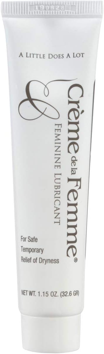 Crème De La Femme 1-Pack, Vaginal Dryness Cream Created by a Woman Doctor, Natural Menopause Dryness Remedy, Feminine Moisturizer and Lubricant, Free Applicator Included: Health & Personal Care