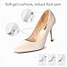 Soft Gel Heel Pads [12 PCS] - Silicone Cushion Inserts for Women's Shoes - Self-Adhesive Insoles for Foot Care, Pain Relief and Improved Fit