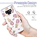 BENTOBEN Case for Pineapple Samsung Note 9, Case for Samsung Galaxy Note 9, Heavy Duty Slim Pineapple Hybrid Soft TPU Hard PC Bumper Cover Shockproof Full Body Protective Phone Case for Note 9, Purple