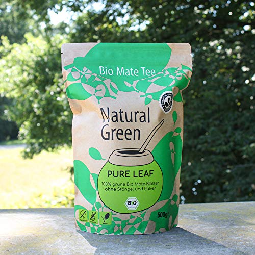 Delicatino - Natürliches Grün PURE LEAF 500g, Organische Yerba Mate ohne Stängel, frisch und rauchfrei, Ãkologischer Anbau, Vakuumverpackt für maximale Frische – Bild 5