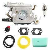 Butom C1Q-EL24 Carburetor with Air Filter Tune Up Kit for Husqvarna 123C 123L 123LD 223L 223R 322C 322L 322R 323C 323L 325C 325CX 325L 325LX 326C 326L 326LX String Trimmer Pole Saw
