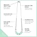Goobie Baby Madison Silicone Teething Necklace for Mom to Wear, Safe BPA Free Beads to Chew - Mint/Marble