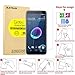 [2 Pack] HTC Desire 12 Plus Screen Protector, KATIAN HD Clear Protector [Anti-Scratch] [Anti-Fingerprint] [No-Bubble] [Case-Friendly], 9H Hardness Tempered Glass Screen Film for HTC Desire 12 Plus