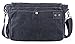 Gootium Canvas Messenger Bag - Vintage Satchel Cross Body Shoulder Bag, Fit 15.6-Inch Laptop, Dark Grey