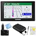 Garmin DriveSmart 51 NA LMT-S Advanced Navigation (010-01680-02) with Smart Features w/Accessories Bundle Includes, Dual 12V Car Charger for GPS, Screen Protectors, Protect & Stow Case Mini + More