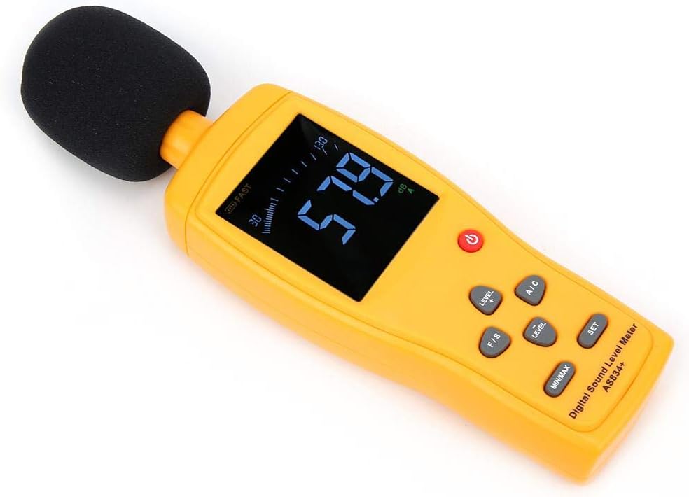Noise Meter Smart Sensor AS834+ High Precision Industrial Digital Sound Level Meter Decibel Detector - Image 5