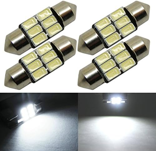 4-pc 5730 White 31mm DE3175 DE3022 Light LED Bulb