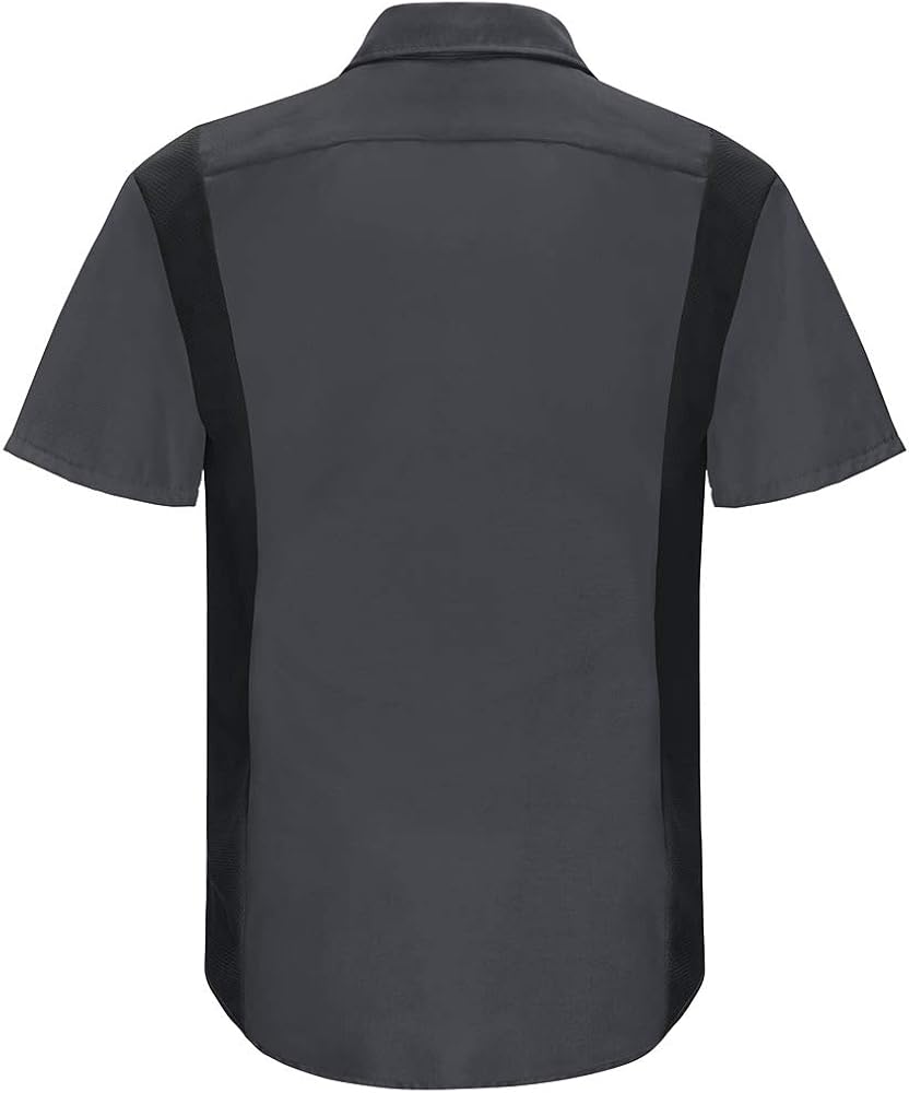 Red Kap Men's Long Sleeve Performance Plus Shop Shirt with OilBlok Technology: Clothing
