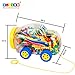 BLAGOO Building Blocks 153 pcs Plastic Sticks Learning Set in Creative Car Case