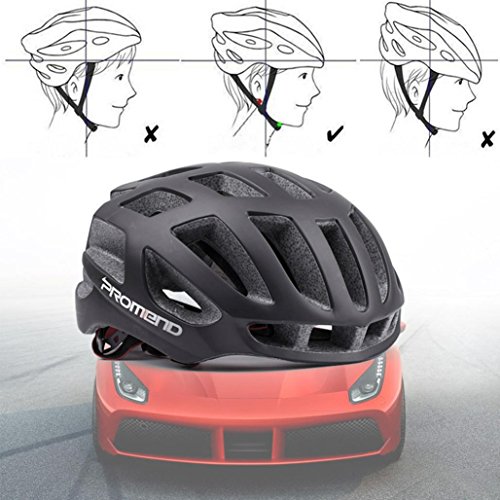 Bike Helmet DEESEE(TM) Outdoor Adult Safety Road/Mountain Ventilation Carbon Bicycle Cycling Skate Bike Helmet (D)