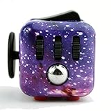 Omicu Fidget Cube Relieves Stress And Anxiety for Children and Adults Anxiety Attention Toy (Starry Night)