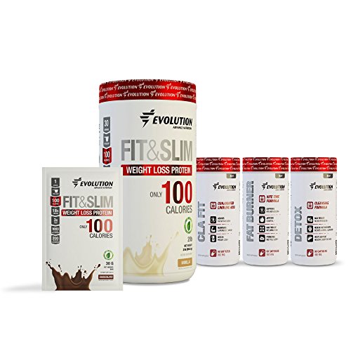 Evolution Advance Nutrition FIT & SLIM PROTEIN + FAT BURNER with only 100 CALORIES per serving