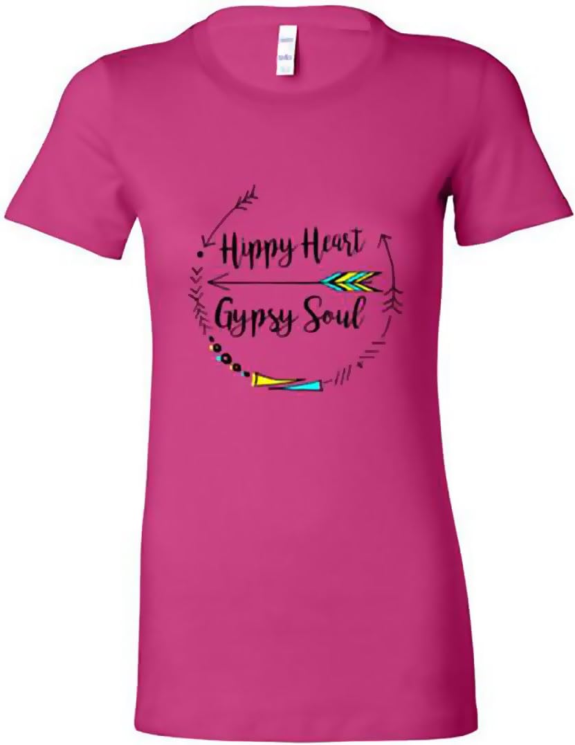 Hippy Heart Gypsy Soul Women's Fitted T-Shirt