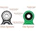 Alptoy Fidget Spinner Toy Time Killer Perfect to relieve ADHD Anxiety Reduce Stress Helps Focus-Green