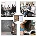 Geila Business PU Leather Resume Storage Clipboard Folder Portfolio Padfolio, Interview/ Legal Document Organizer & Business Card Holder for Office Conference (Pink)