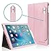 iPad Pro 9.7 Case, [Corner Protection] CaseCrown Bold Standby Pro (Rose Quartz/Pink) Case w/Apple Pencil Holder - Black, Sleep/Wake, Hand Grip, & Multi-Angle Viewing Stand