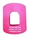 GrifGrips Medium Sports Adhesive Patches - CGM Covers Sensor Cover Overpatches Compatible for Omnipod - Original Adhesive Pre-Cut Patches - Pack of 10 (Pink)