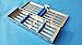 French Steel Autoclave Dental Surgical Lab Sterilization Cassette 7