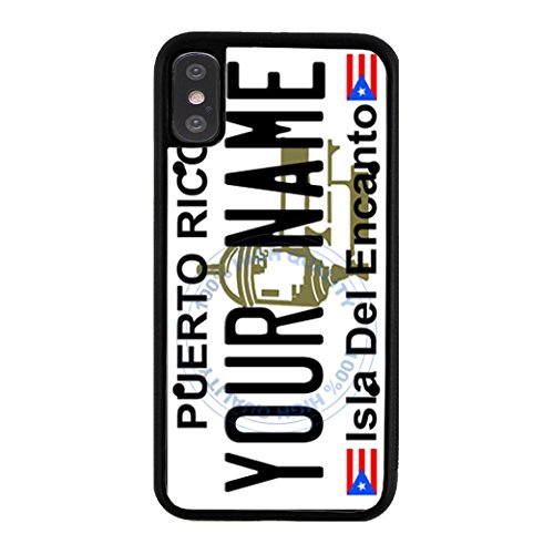 BleuReign Personalized Custom Name Puerto Rico State License Plate Rubber Phone Case for Apple iPhone XR - Thumbnail 5