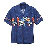 Tropical Parrot Hawaiian Shirts - Mens Hawaiian Shirts - Aloha Shirt - Hawaiian