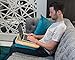 Hultzzzy Bamboo Lap Desk Tray Table fits 17