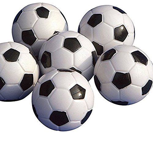 WIN Table Soccer Foosballs Replacements Black and White Soccer Balls Set Of 8 PCS