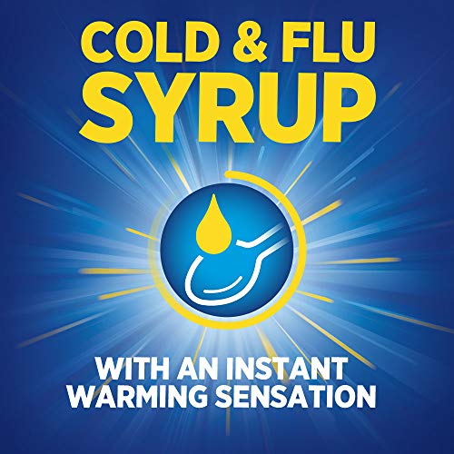 Theraflu Severe Cold & Flu Warming Relief Formula Syrup, Berry, 8.3 oz