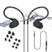 Avantree Secure Fit Underwater Waterproof Earbuds for Swimming, Wired Sports Headphones for Gym Running Diving Surfing, IPX7, Short Cord with Over The Ear Hook and 6 Pair Soft Earphones Tips - TR509