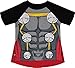 Marvel Avengers Thor Toddler Boys' Costume Shirt with Cape, Grey (4T)