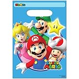 New Super Mario Brothers (8) Party Favor Loot Goody Bags Birthday Supplies~