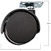 Twin Wheel Casters - 2-Inch - Swiveling Top Plate, 110 lb. Load Capacity per Wheel