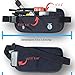 Geo Belt | Best Travel Money Belt Fanny Pack For Men and Women - Slim, Hidden, Discrete Waist Fanny Pack Wallet With Secure RFID Protection - Hands Free Carry Passport, Sanitizer, Mask - Bonus EU Travel Adapter