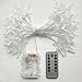 echosari Battery Operated Warm White 30 LED Fairy String Lights Starfish Shaped with Remote Indoor&Outdoor Used for Christmas, Party, Wedding, New Year Decorations, Etc