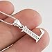 YFN Initial L Pendant Necklace in Sterling Silver with Cubic Zirconial 26 Letter Alphabet Jewelry for Women