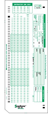 SCANFORM-100 882 E Compatible Testing Forms (200 Sheet Pack)